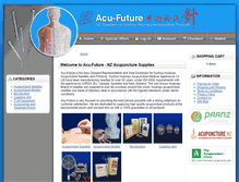 Tablet Screenshot of acupuncturesupplies.co.nz